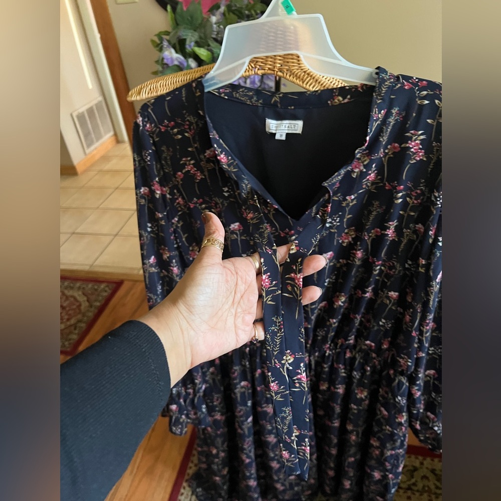 Long sleeves floral maxi dress - Picture 2 of 7